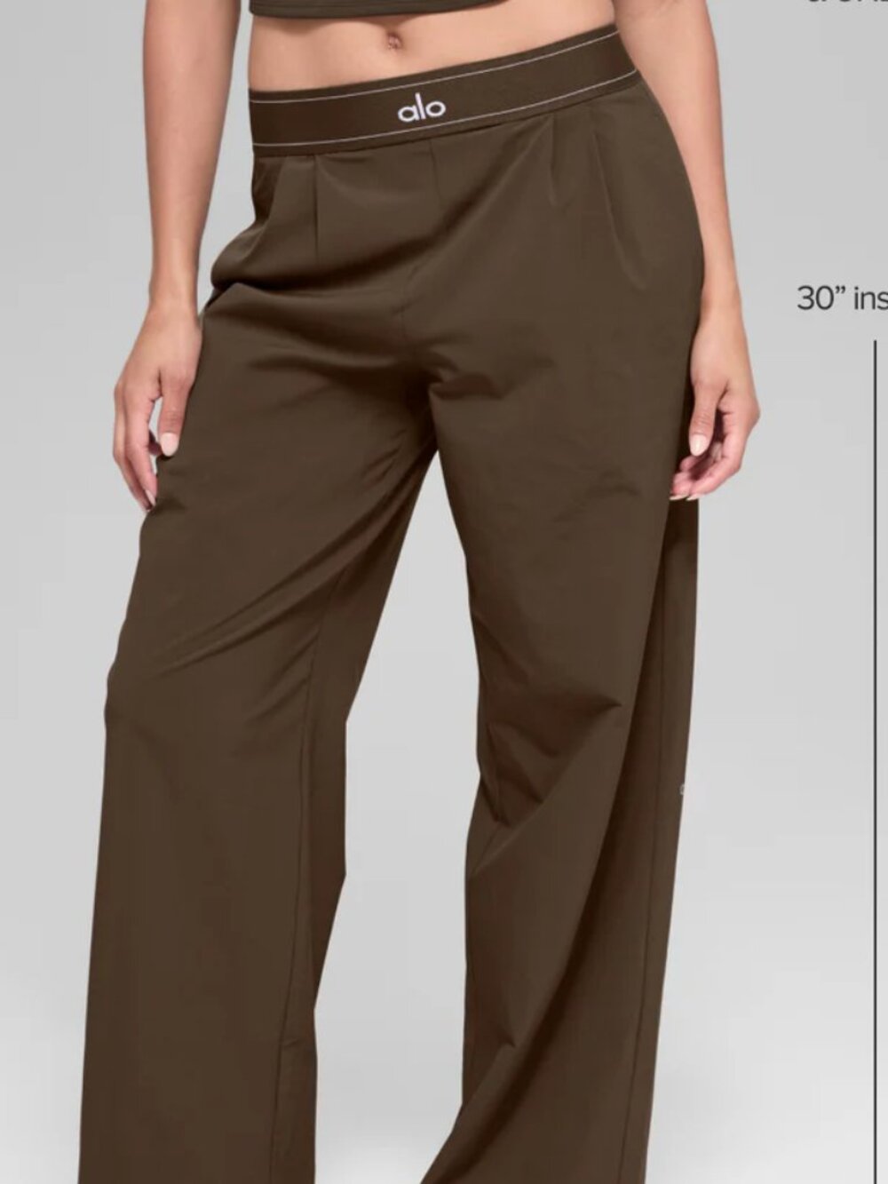 🤠ALO Yoga Suit Up Trouser (Regular)🐎Premium rich dark brown - Picture 7 of 8